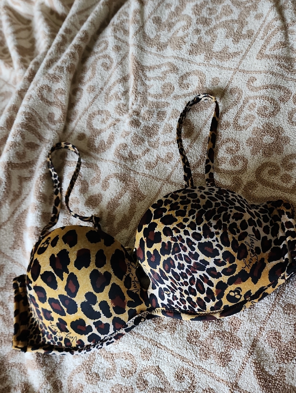 Victoria Secret Vintage Add 2 Cups Push-Up Bikini Top